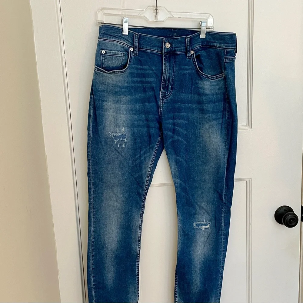 7 For All Mankind distressed all